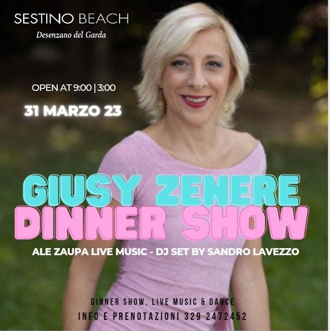 31_MARZO_GIUSY_ZENERE Comedy Night Dinner Show by Giusy Zenere